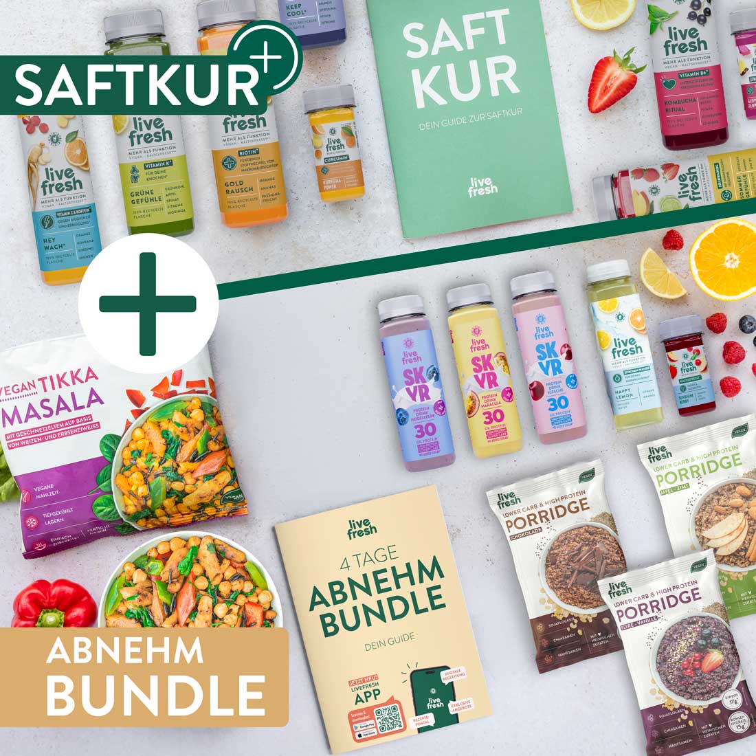 livefresh saftkur aufbewahrung 7 Tage Saftkur + 4 Tage Abnehmbundle