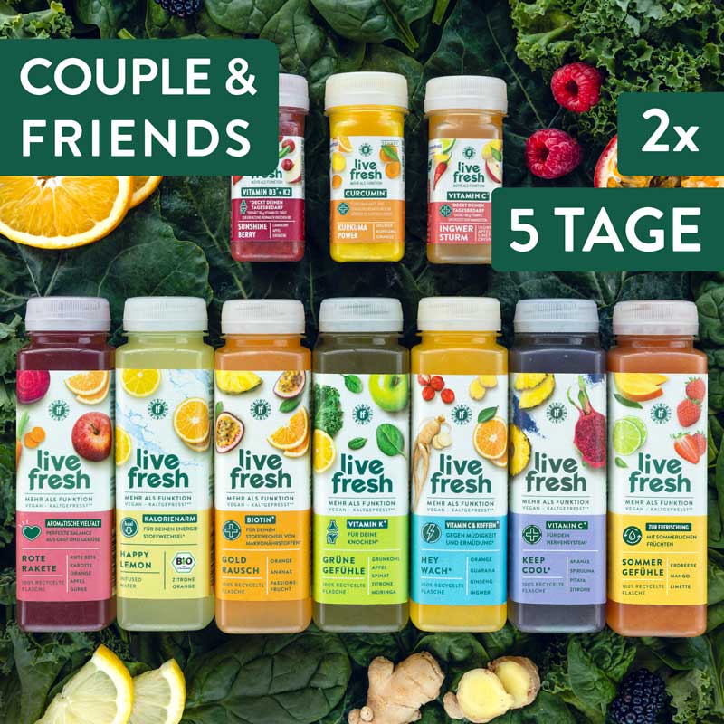 Couple & Friends Bundle – 2 × 5 Tage Saftkur