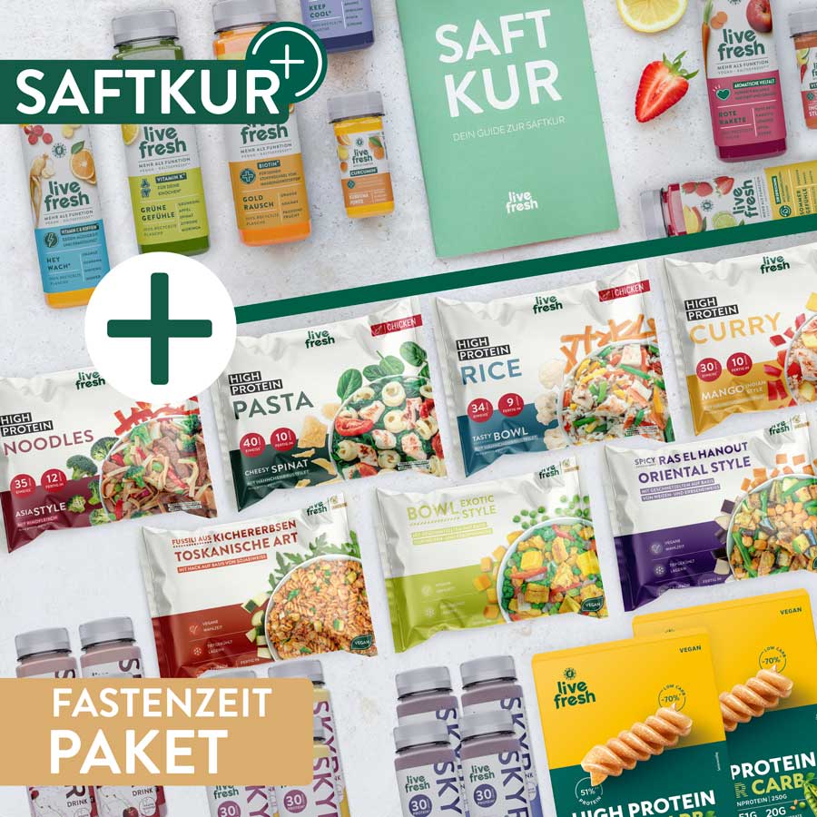 3 Tage Saftkur + Shape Bundle LiveFresh