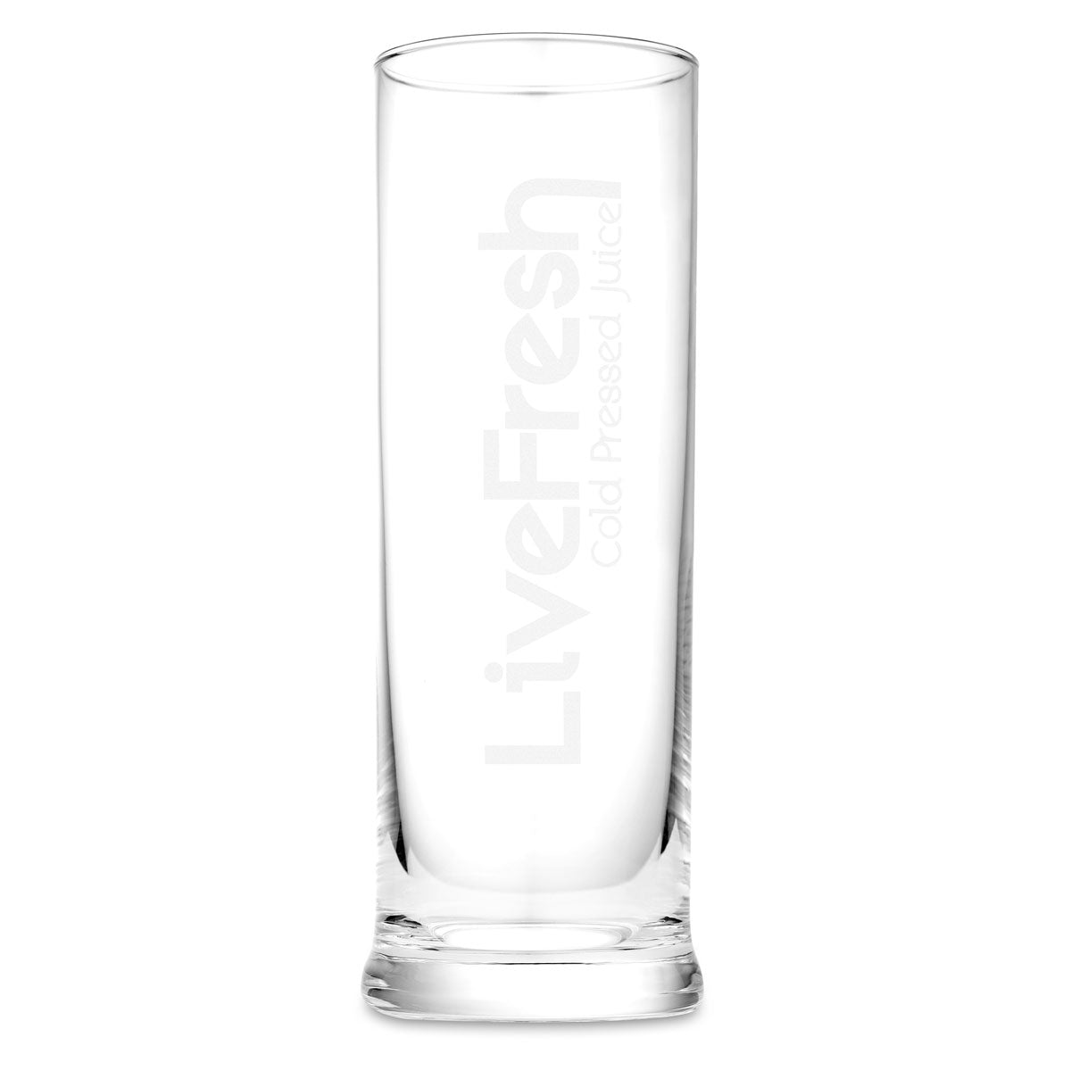 LiveFresh - 0,2L Glas mit Logo - LiveFresh