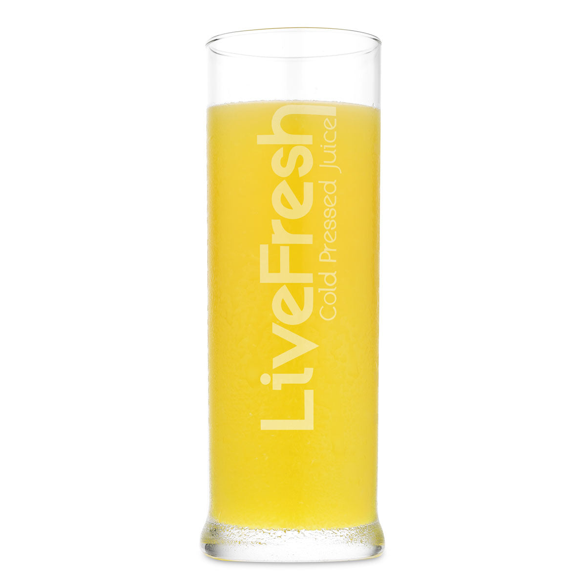 LiveFresh - 0,2L Glas mit Logo - LiveFresh