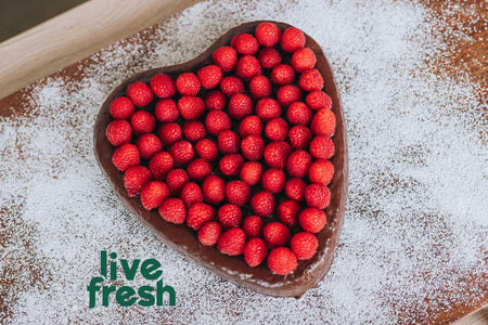 High Protein Schoko-Herz-Kuchen