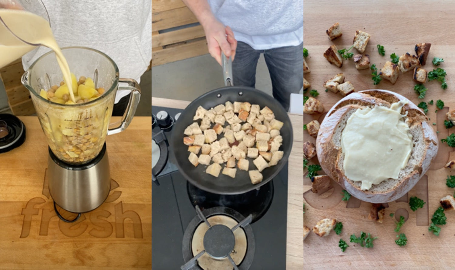 Veganes Käsefondue – LiveFresh