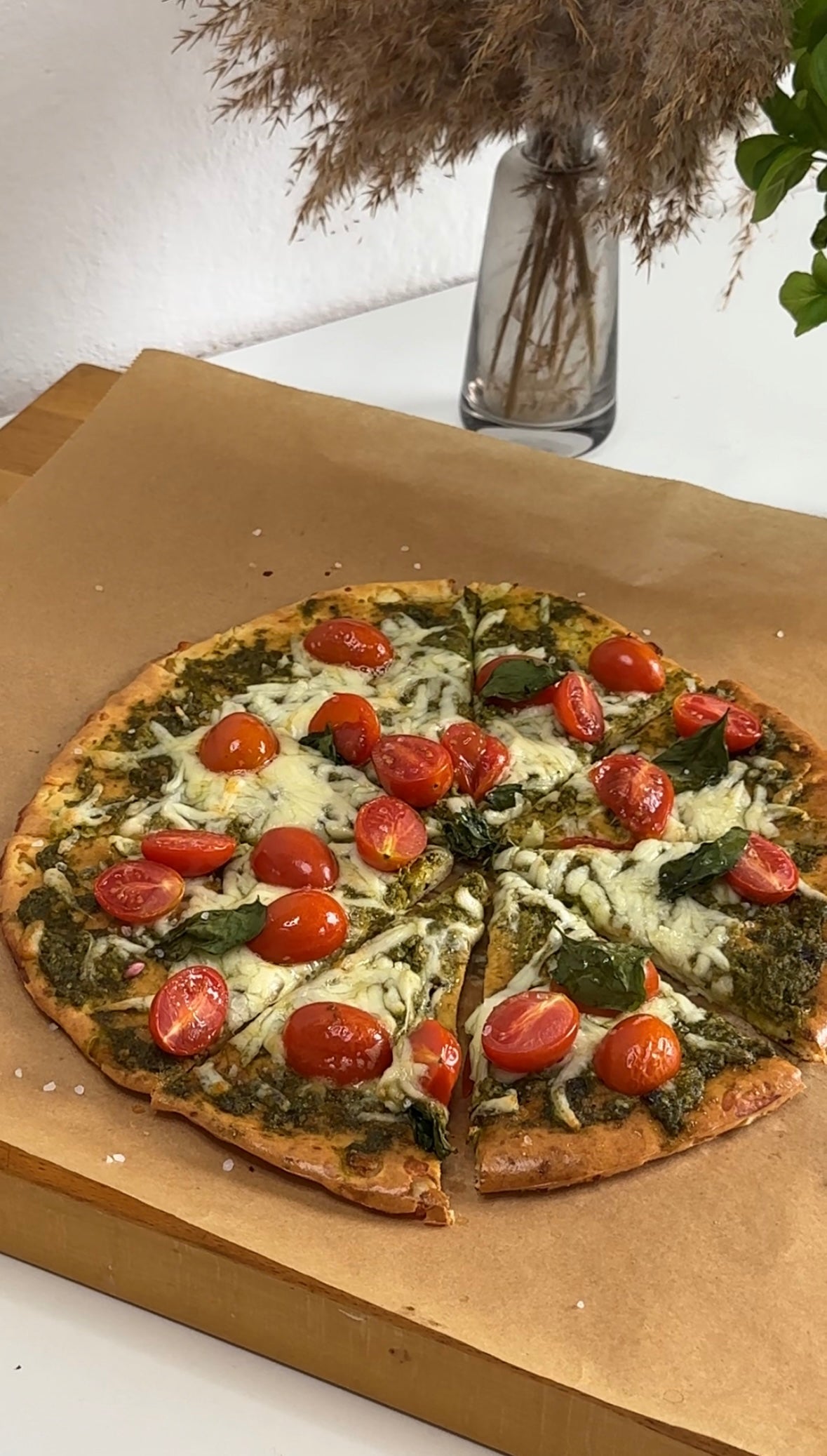 High Protein Caprese Schüttelpizza