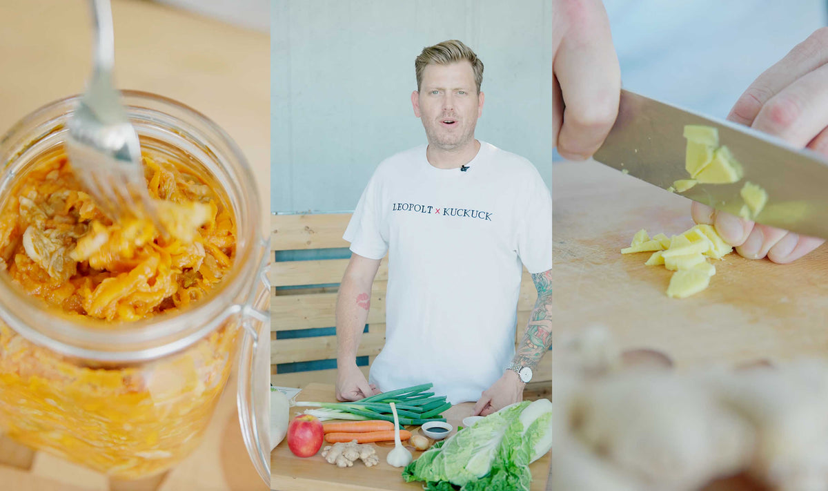 Rezept für veganes Kimchi