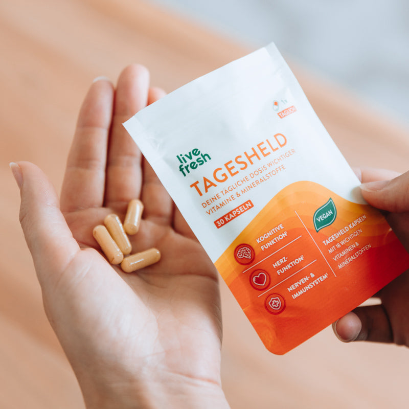 Tagesheld - Daily Vitamine - 18 essentielle Vitamine & Nährstoffe