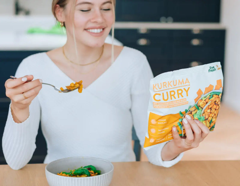 Vegane Fertiggerichte Paket