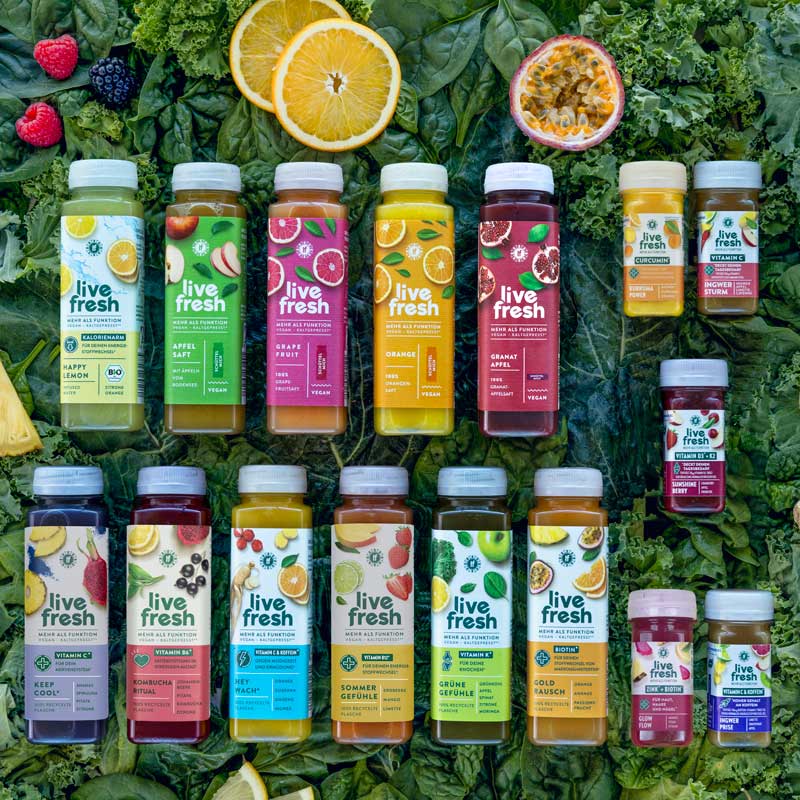 Probierpaket – Alle Säfte & Shots