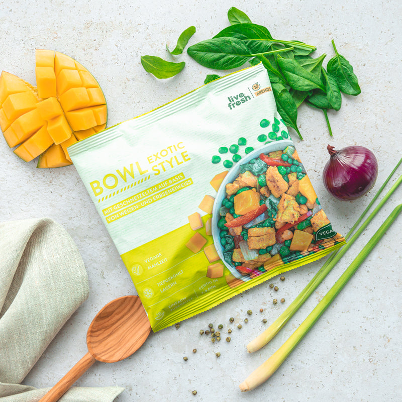 Exotic style curry -vegan Bowl - 400g