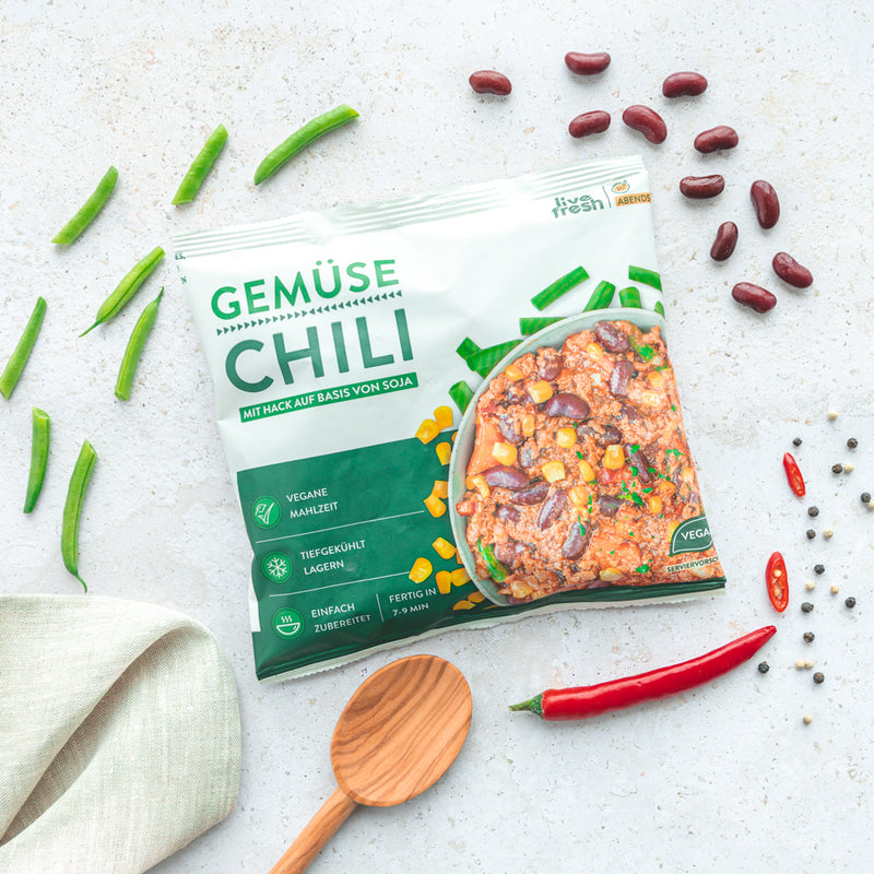 Gemüse Chili - Vegane Bowl - 400g