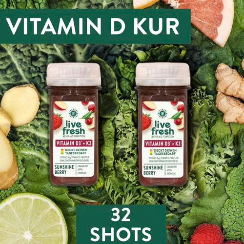 Vitamin D Kur - Flexibles Monatsabo - LiveFresh