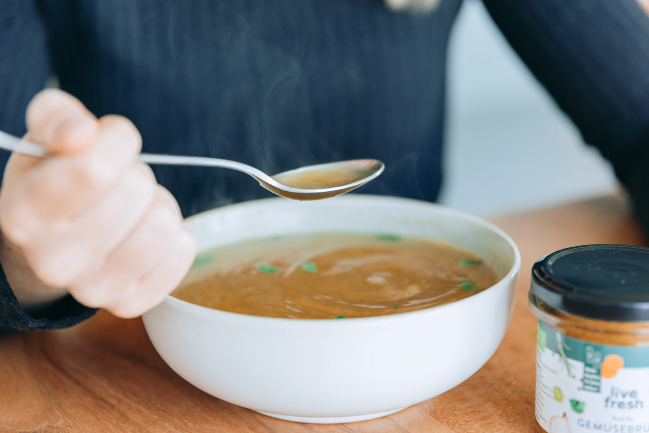 Gemüsebrühe Basis – Bio & Vegan – LiveFresh Gemüsebrühe Basis – Bio & Vegan – LiveFresh